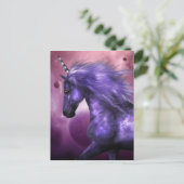 Unicorn Postkarte (Stehend Vorderseite)