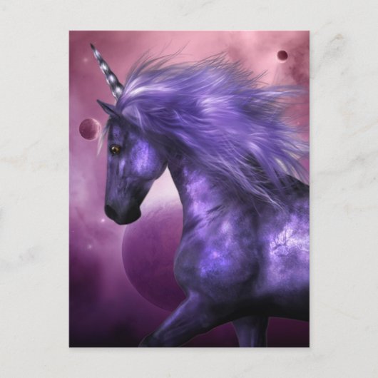 Unicorn Postkarte (Vorderseite)
