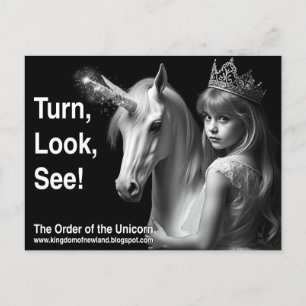 Unicorn Postkarte