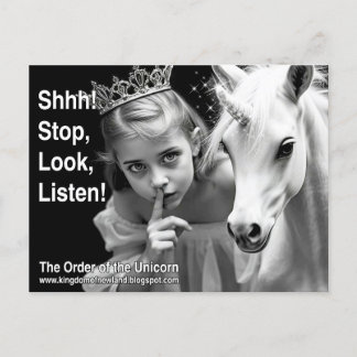 Unicorn Postkarte