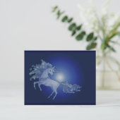 Unicorn Postkarte (Stehend Vorderseite)
