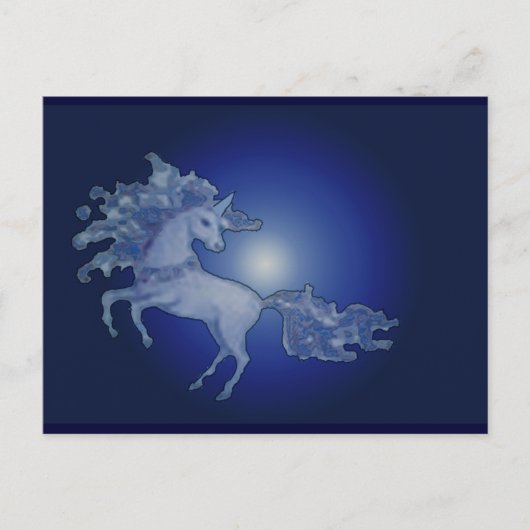 Unicorn Postkarte (Vorderseite)