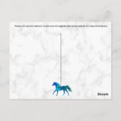 Unicorn - Postkarte (Rückseite)