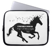 Unicorn Power Fake Math Formel Funny Laptopschutzhülle (Vorderseite)