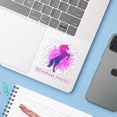 Unicorn Power kundenspezifisch geschnitten Vinyl S Aufkleber (Laptop mit iPhone)