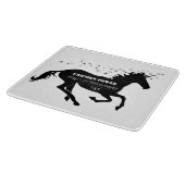 Unicorn-Power Schneidebrett (Ecke)