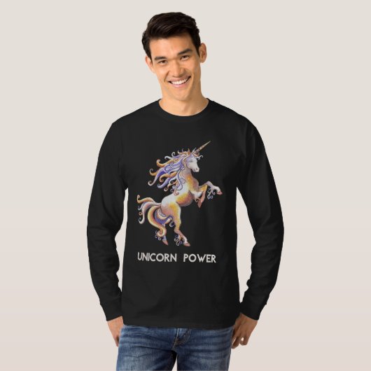 Unicorn Power T-Shirt (Vorne ganz)