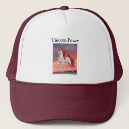 Unicorn Power Trucker Hat Truckerkappe