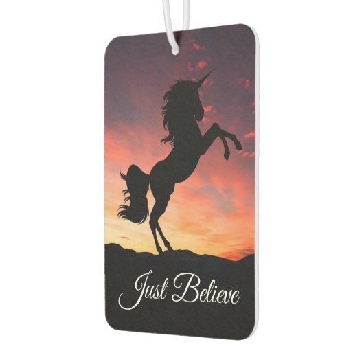 Unicorn Prancing Car Air Freshener Autolufterfrischer (Links)