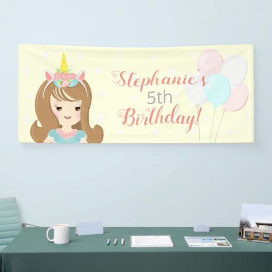 Unicorn Princess Banner (Messe)