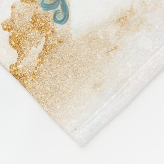 Unicorn Princess Blanket Fleecedecke (Ecke)