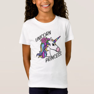 Unicorn Princess Design - Girls' Fine Jersey T-Shi T-Shirt