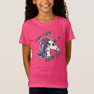 Unicorn Princess Design - Girls' Fine Jersey T-Shi T-Shirt