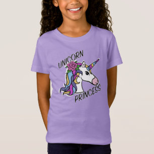 Unicorn Princess Design - Girls' Fine Jersey T-Shi T-Shirt