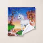 Unicorn Princess Fantasy Set Handtücher. (Waschlappen)