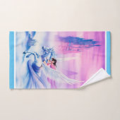 Unicorn Princess Fantasy Set Handtücher. (Handtuch)