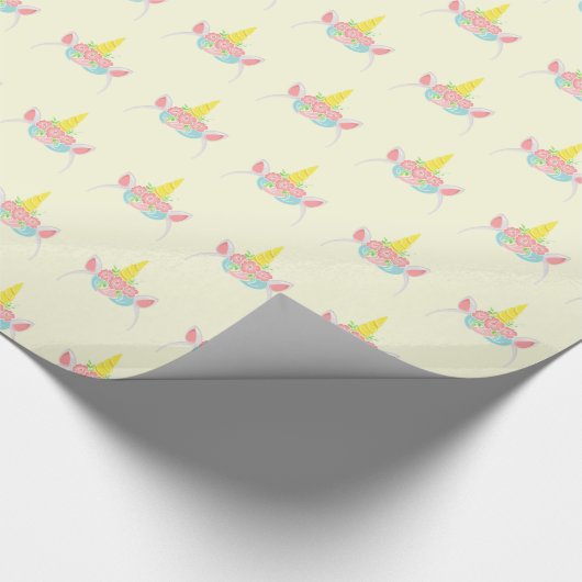 Unicorn Princess Geschenkpapier (Ecke)