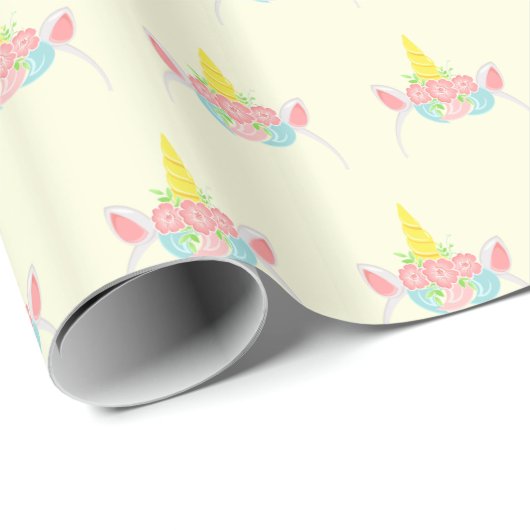 Unicorn Princess Geschenkpapier (Rolleneckpunkt)