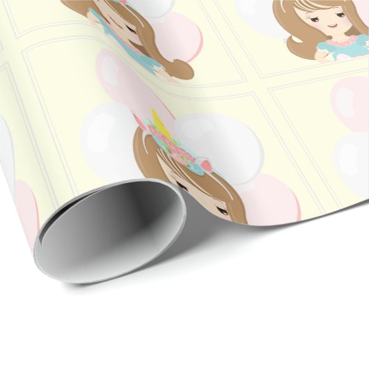 Unicorn Princess Geschenkpapier (Rolleneckpunkt)