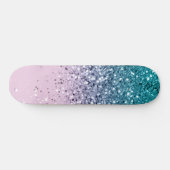 Unicorn Princess Glitzer #2 Skateboard (Horizontal)