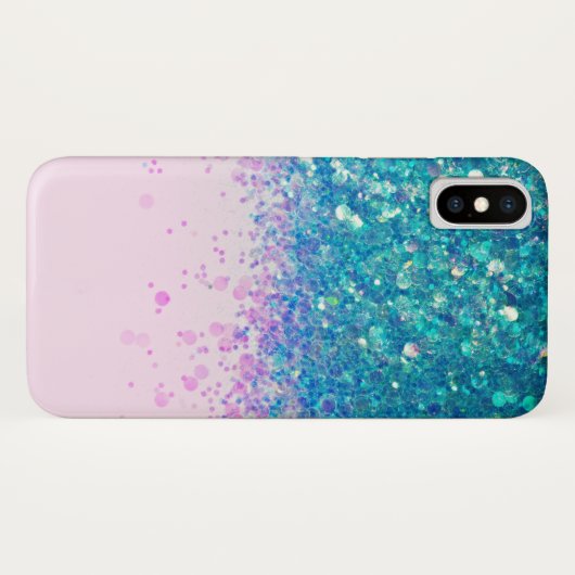 Unicorn Princess Glitzer #4 Case-Mate iPhone Hülle (Rückseite (Horizontal))