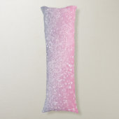 Unicorn Princess Glitzer #5a (Imitate Glitzer) Seitenschläferkissen (Vorderseite Vertikal)