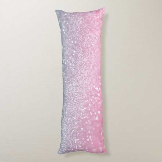 Unicorn Princess Glitzer #5a (Imitate Glitzer) Seitenschläferkissen (Rückseite (Vertikal))