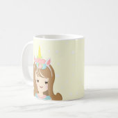 Unicorn Princess Kaffeetasse (Vorderseite Links)