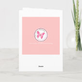 Unicorn Princess Karte (Rückseite)