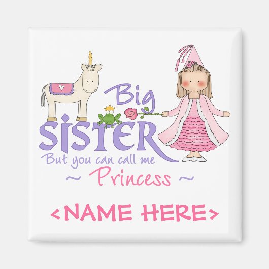 Unicorn Princess Magnet (Vorne)