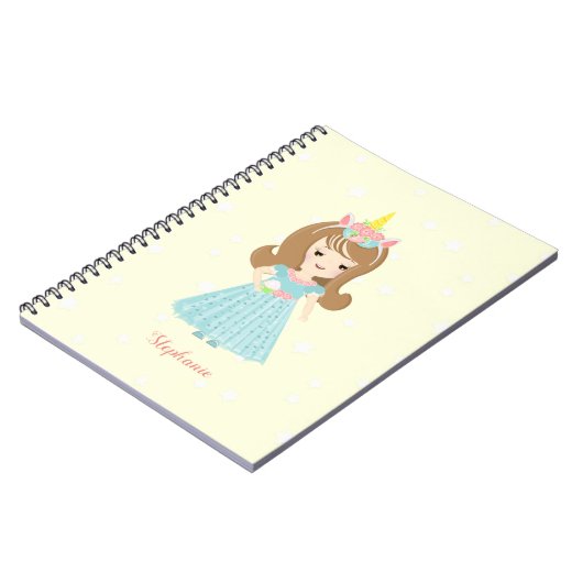 Unicorn Princess Notizblock (Linke Seite)