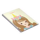 Unicorn Princess Notizblock (Rechte Seite)