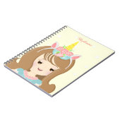 Unicorn Princess Notizblock (Linke Seite)