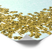 Unicorn Prinzessin Diva Iridescent Rainbow Pastel Poster (Ecke)