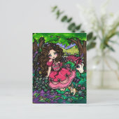 Unicorn Prinzessin Fantasy Faia Kunst, Dichtung un Postkarte (Stehend Vorderseite)