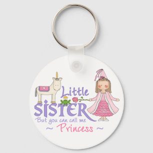 Unicorn Prinzessin Little Sister Schlüsselanhänger