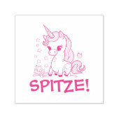 Unicorn Puffer für Lehrer und Motivation Permastempel (Design)