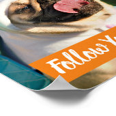 Unicorn Pug Poster (Ecke)