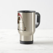 Unicorn Pug Reisebecher (VorderseiteRechts)