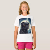 Unicorn Pug T-Shirt (Vorne ganz)