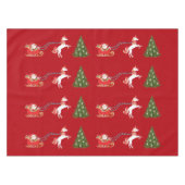 Unicorn Pulling Weihnachts-Weihnachtsgeschenke für Tischdecke (Vorderseite (Horizontal))