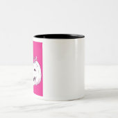 Unicorn Pumpkin Zweifarbige Tasse (Mittel)