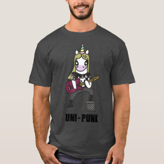 Unicorn punk rock uni punk Geburtstagsgeschenk lus T-Shirt