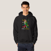 Unicorn Puzzle Autism Awareness Embrace Difference Hoodie (Vorne ganz)