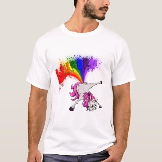 unicorn rainboart T-Shirt (Vorderseite)