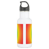Unicorn Rainbow 18oz Wasserflasche (Rückseite)
