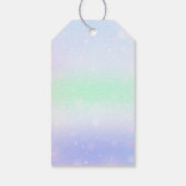 Unicorn Rainbow 2nd Birthday Party Geschenkanhänger (Rückseite)