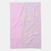 Unicorn Rainbow Arch Minimal 2b Geschirrtuch (Vertikal)