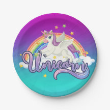 Unicorn Rainbow Birthday Magical Whimiscal