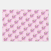 Unicorn Rainbow Brite Geschenkpapier Set (Vorderseite 3)